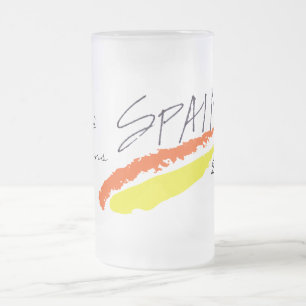 Tasse givrée par champions du monde de l'Espagne