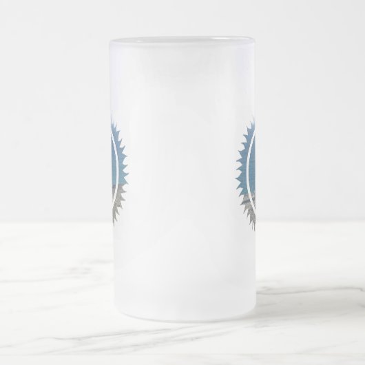 Tasse givrée par conception de phare (Centre)