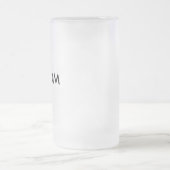 Tasse givrée par coutume en verre de bière 16oz (Centre)