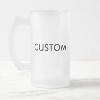Tasse givrée par coutume en verre de bière 16oz