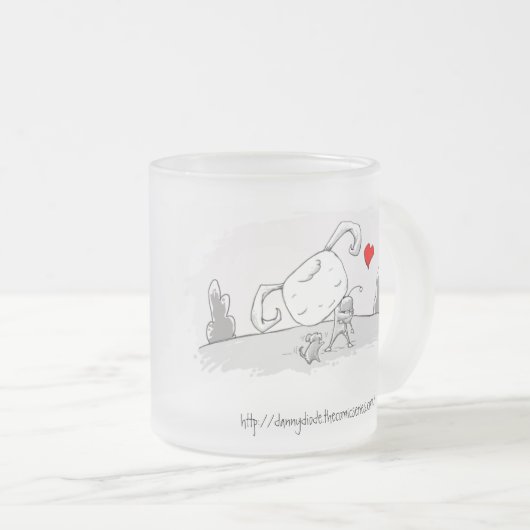 Tasse givrée par diode de Danny (Devant droit)