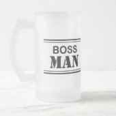 Tasse givrée par homme de patron (Gauche)