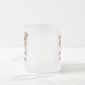 Tasse givrée par lacrosse d'amour de paix (Centre)