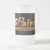 Tasse givrée par logo de SlingPaint (Devant droit)