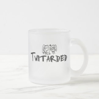 Tasse givrée par logo de Twitarded