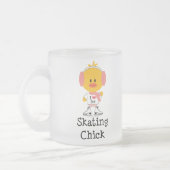 Tasse givrée par poussin de patinage de glace (Gauche)