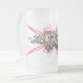 - tasse givrée par x 001 - crânes tribaux (Devant gauche)