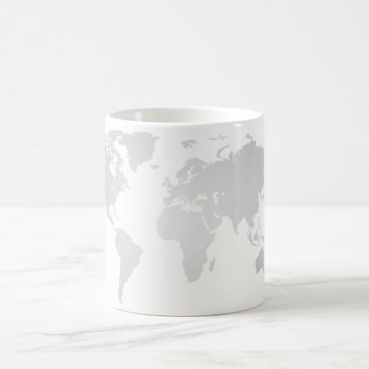Tasse - globe, carte du monde (Centre)