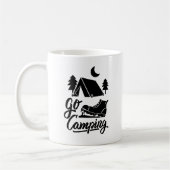 Tasse Go Camping – L'aventure Attend Dehors (Gauche)