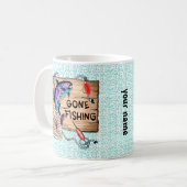 Tasse Gone Fishing (Devant gauche)