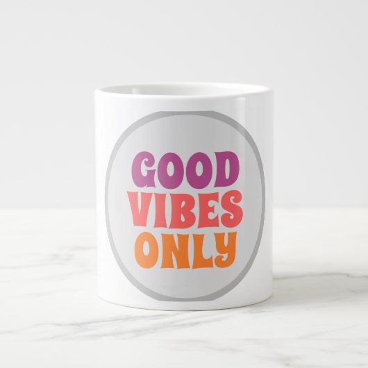 Tasse Good vibes only (Devant)