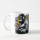 Tasse Gorille Sauvagement Cool (Gauche)