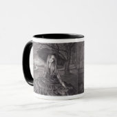 Tasse gothique d'art de tasse de Halloween de (Devant gauche)