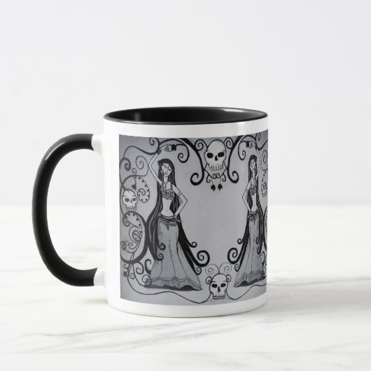 Tasse gothique de danseuse du ventre (Gauche)