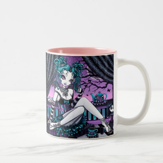 Tasse gothique de fée de thé de couture de (Droit)