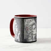 Tasse gothique de tasse rococo de tasse de Marie (Devant gauche)