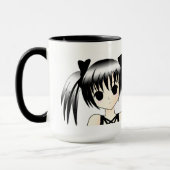 Tasse gothique mignonne personnalisée (Gauche)