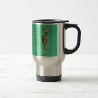 Tasse gracieuse de voyage de Pokadot de girafe
