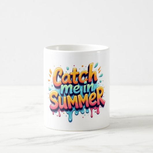 Tasse Graffiti « Catch Me In Summer » (Centre)