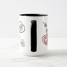 Tasse graffiti column love mok