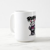 Tasse Graffiti Urban Rebel Rabbit (Devant gauche)