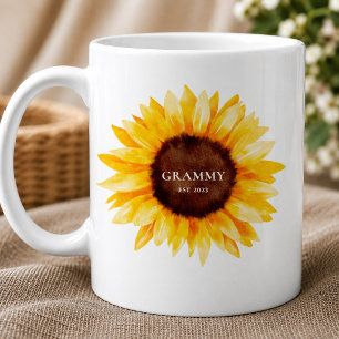 Tasse Grammy Tournesol Cadeau pour grand-mère