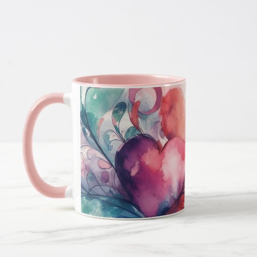 Tasse Grand-mère coeurs d'amour (Gauche)