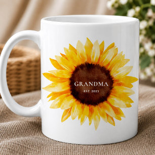 Tasse Grand-mère Tournesol Cadeau pour grand-mèr