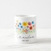Tasse Grand-mère Wildflower | Année de création pe (Centre)