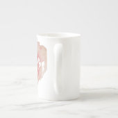 Tasse grande de pivoines roses (Dos)