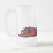 Tasse grande en verre de Red Hat de brocard (Gauche)