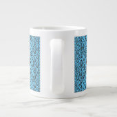 TASSE GRANDE MAILLE ARGYLE BLEUE + Initiale II (Dos)