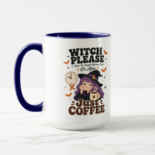 Tasse grande marine Witch Please Cadeau Halloween