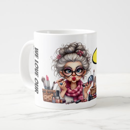 Tasse Grande motte mignonne (Devant gauche)