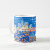 Tasse grande royale d'art de régate de bateaux de (Devant gauche)