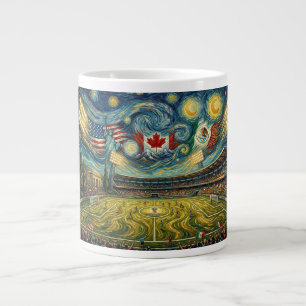 Tasse Grande USA MX CA Art mural de style Van Gogh de g