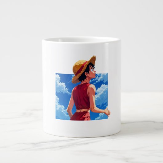 Tasse Graphique Anime Luffy Pointant (Devant)