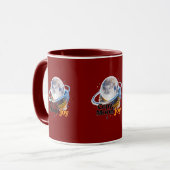 Tasse graphique de la planète céleste Moon Joy (Devant gauche)