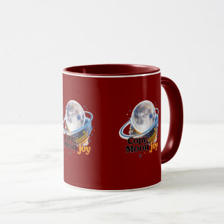 Tasse graphique de la planète céleste Moon Joy