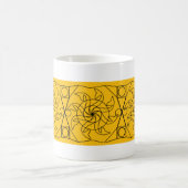 Tasse - Graphique de roue à aubes sur orange (Centre)