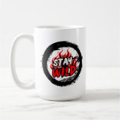Tasse graphique Stay Wild (Gauche)
