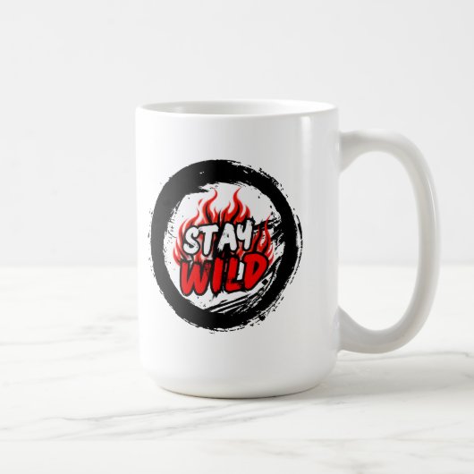 Tasse graphique Stay Wild (Droite)