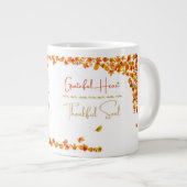 Tasse Grateful Heart Thankful Soul – Automne Minim (Devant droit)