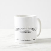 Tasse grecque d'aide-mémoire de la vie (Devant droit)