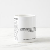 Tasse grecque d'aide-mémoire de la vie (Centre)