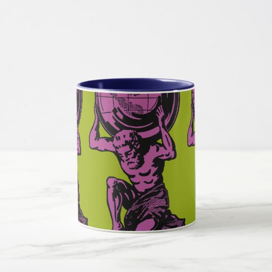 Tasse grecque d'atlas de Dieu (Centre)