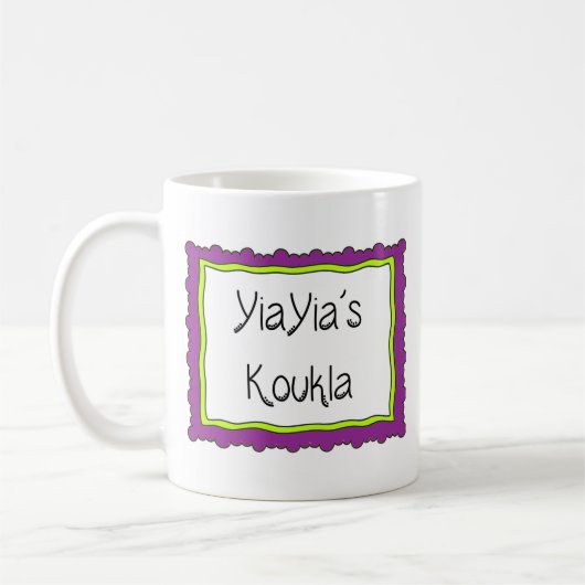 Tasse grecque "YiaYia's Koukla" (Gauche)