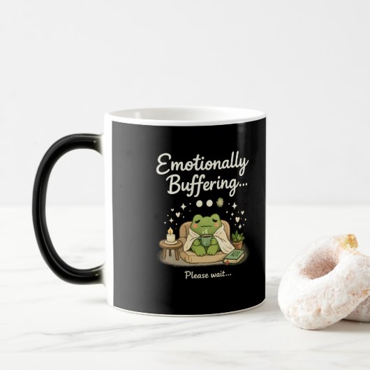 Tasse Grenouille de Réserve Émotionnelle | Thérapi (Avec donut)