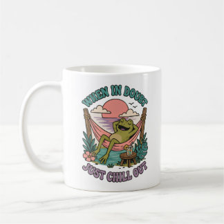 Tasse Grenouille Quand On Est Perplexe, Détendez-V
