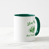 Tasse Grenouille « Reste Hydraté & Sans Soucis » – (Devant droit)